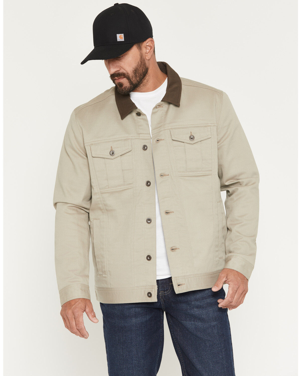 Image #1 - Cody James Men's FR Ozark Solid Jacket, Tan, hi-res