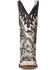 Image #3 - Corral Women's White Overlay Western Boots - Square Toe, Cream/black, hi-res