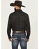 Image #4 - Wrangler 20X Men's Paisley Print Long Sleeve Snap Stretch Western Shirt, Black, hi-res