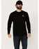 Image #2 - Troll Co Men's Twisting Wrenches Long Sleeve Graphic T-Shirt, Black, hi-res