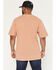 Image #4 - Carhartt Men's Loose Fit Heavyweight Short Sleeve Pocket T-Shirt, Rose, hi-res