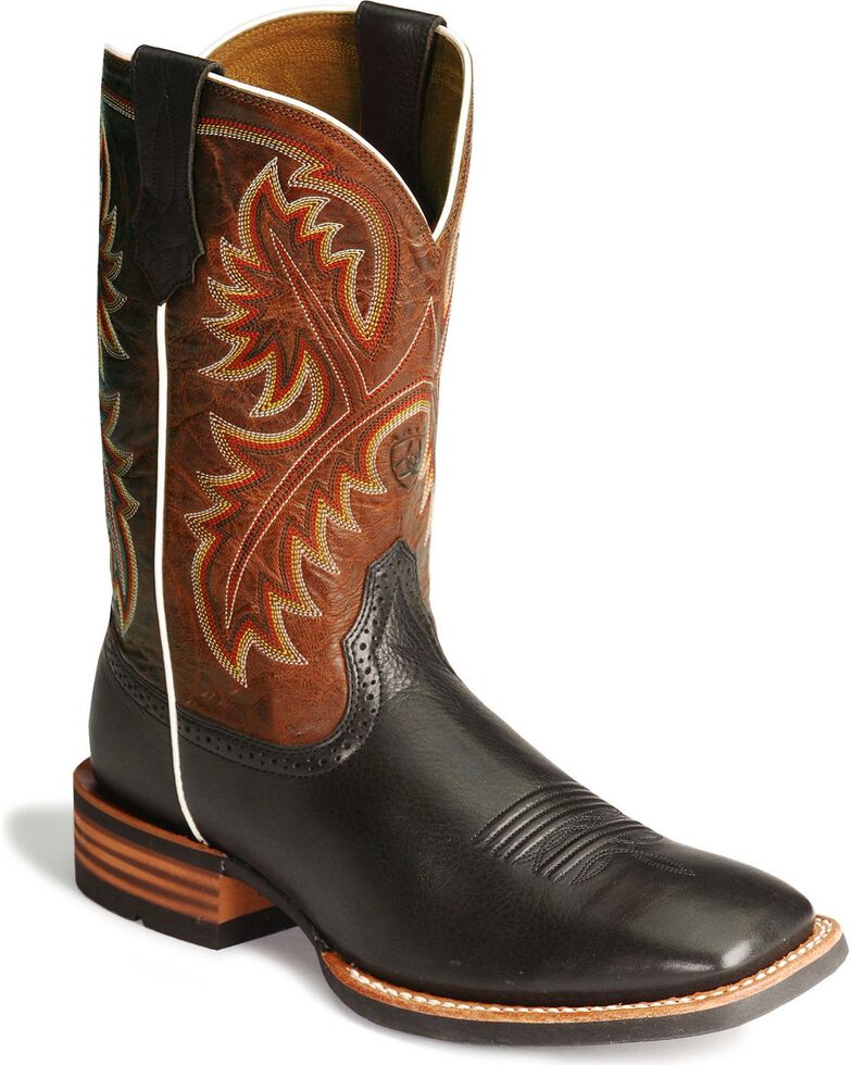 ariat men's black boots