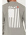 Image #4 - Ariat Men's Boot Barn Exclusive FR Freedom Long Sleeve Work Shirt, Charcoal, hi-res