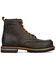 Image #2 - Frye Men's Hudson Lace-Up Work Boot - Moc Toe, Chocolate, hi-res