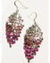 Image #2 - Idyllwind Women's Ombre Cascade Earrings, Fuchsia, hi-res