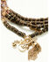 Image #2 - Lainey Wilson Women's Beaded Charm Star Guitar Necklace, Gold, hi-res