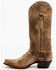 Image #3 - Dan Post Women's Faux Python Tall Western Boots - Snip Toe, Honey, hi-res