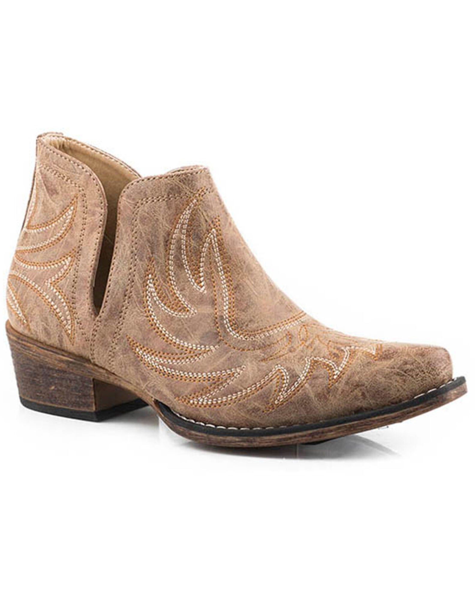 Roper Ava Vintage (Tan/Brown) - Women's Cowgirl Boot main image 0