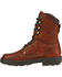 Georgia Men's 8" Eagle Light Lace-Up Work Boots - Round Toe, Russet, hi-res