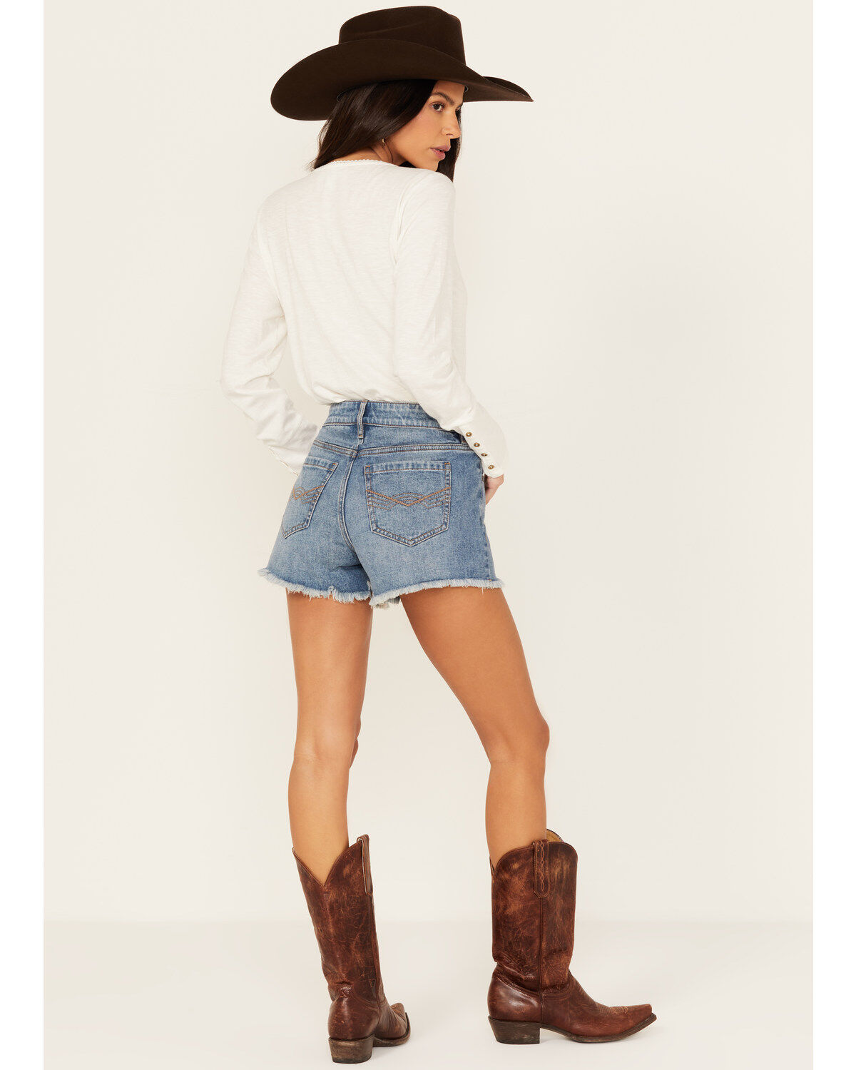 Product Name:  Idyllwind Women's Fawn Medium Wash Gypsy High Rise Comfort Stretch Shorts