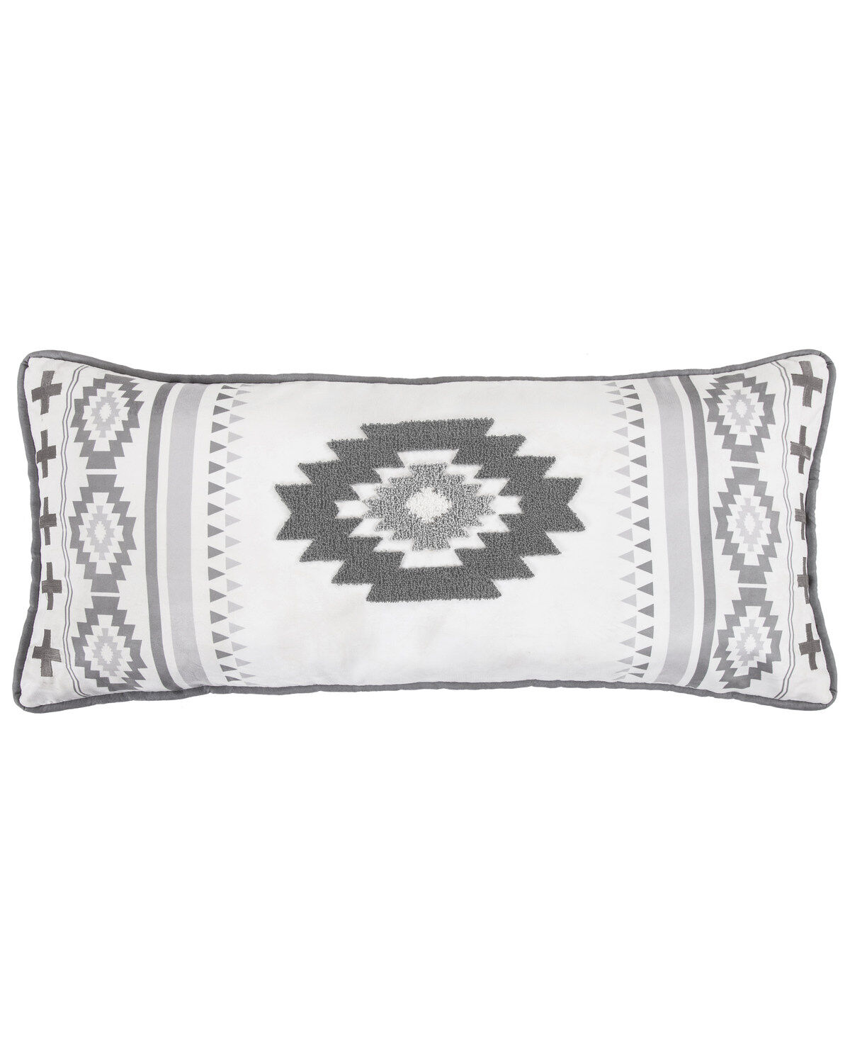 Image #1 - HiEnd Accents Free Spirit Lumbar Pillow, Grey, hi-res