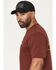 Image #2 - Thorogood Men's Vintage Classic Logo Short Sleeve Graphic T-Shirt, Maroon, hi-res