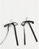 Image #2 - Shyanne Women's Bow Statement Earrings, Silver, hi-res
