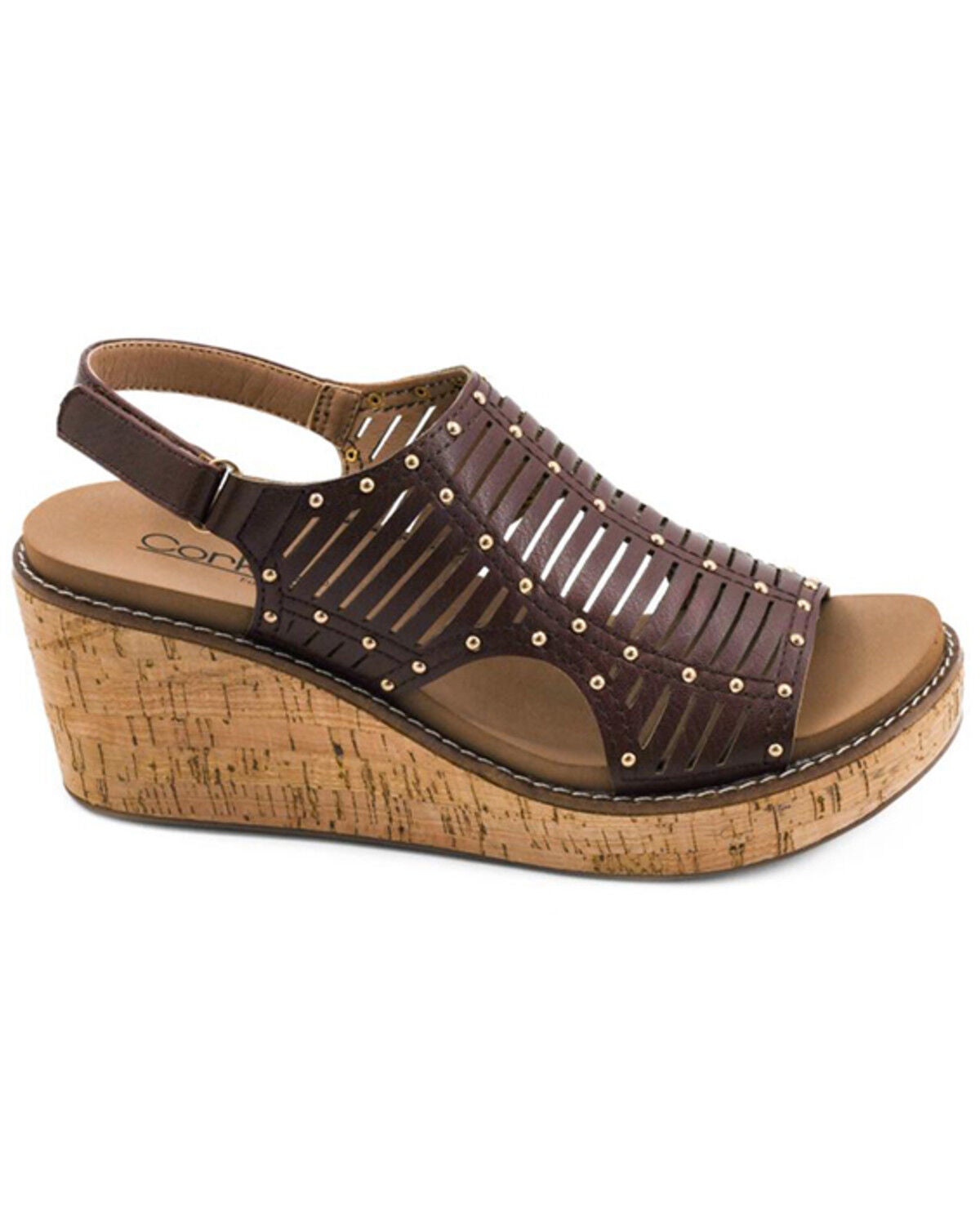 Image #1 - Corky's Women's Can We Go Sandals, Mahogany, hi-res