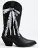 Image #1 - Shyanne Women's Cow Print Boot Bows - 2 Piece, Black/white, hi-res