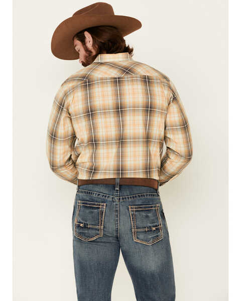 Image #5 - Ariat Men's Austin Retro Large Plaid Print Long Sleeve Snap Western Shirt , , hi-res