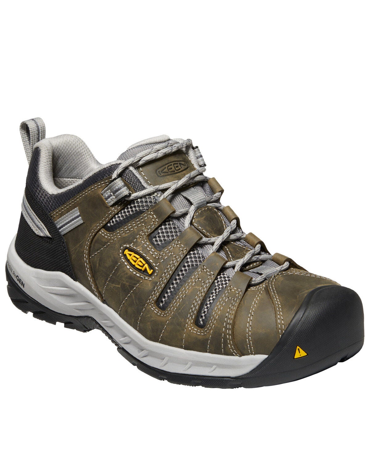 Keen Men's Flint II Work Boots - Steel Toe, Olive, hi-res