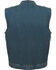 Image #2 - Milwaukee Leather Men's Concealed Snap Denim Club Style Vest - 3X, , hi-res