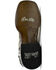 Dan Post Women's Exotic Karung Snake Western Boot - Broad Square Toe , Black, hi-res