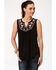 Image #1 - Studio West Women's Embroidered Sleeveless Peasant Top, , hi-res