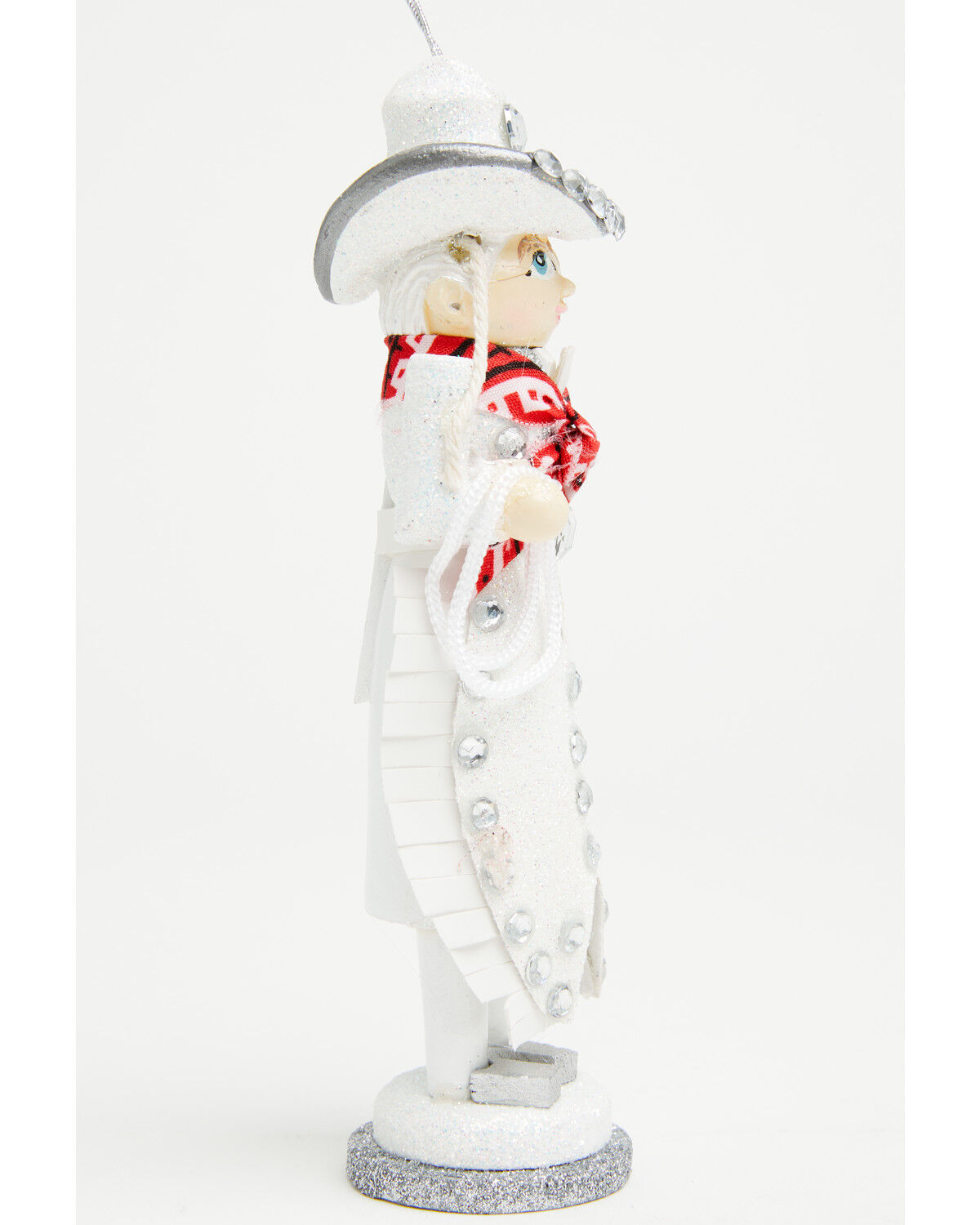 Image #2 - Kurt Adler Hollywood Rhinestone Cowgirl Nutcracker Ornament, Multi, hi-res