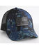 Image #1 - Howitzer Men's We The People Camo Print Ball Cap, Blue, hi-res