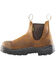 Image #3 - Steel Blue Men's Hobart Scuff Pull-On Work Boots - Steel Toe, Brown, hi-res