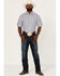 Resistol Men's Starke Small Plaid Short Sleeve Button Down Western Shirt  , White, hi-res