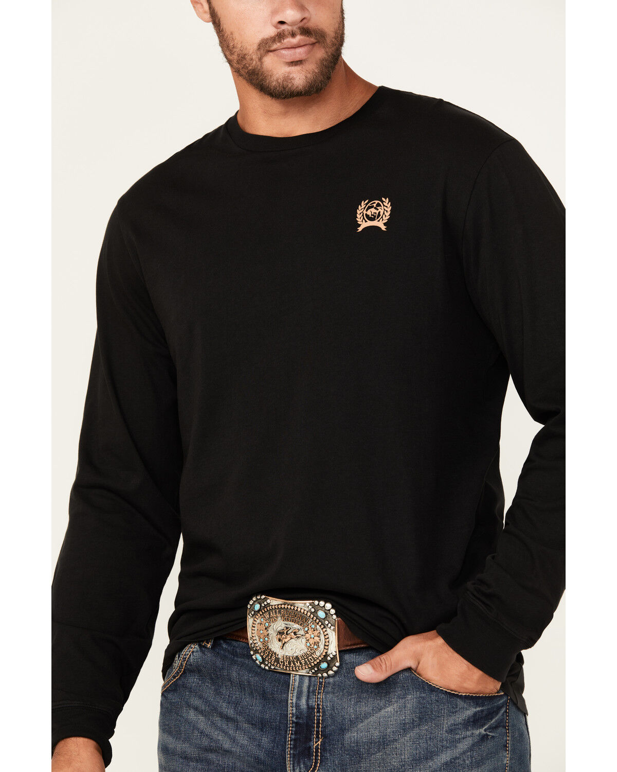 Image #4 - Cinch Men's Shoot From The Hip Long Sleeve Graphic T-Shirt, , hi-res