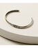 Image #3 - Broken Arrow Jewelry Women's Stamped Howdy Cuff, Silver, hi-res