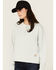 Image #2 - Carhartt Women's Loose Fit Midweight Henley Sweatshirt, Seafoam, hi-res