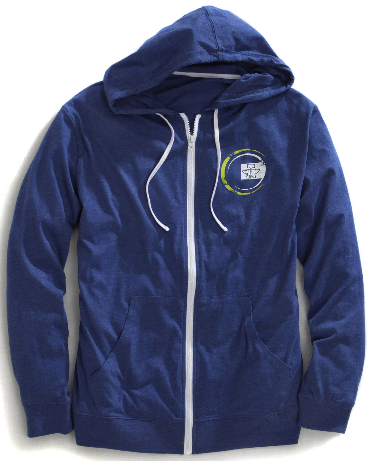 Image #1 - Tin Haul Men's Retro Screen Print Zip-Up Hooded Jacket, , hi-res