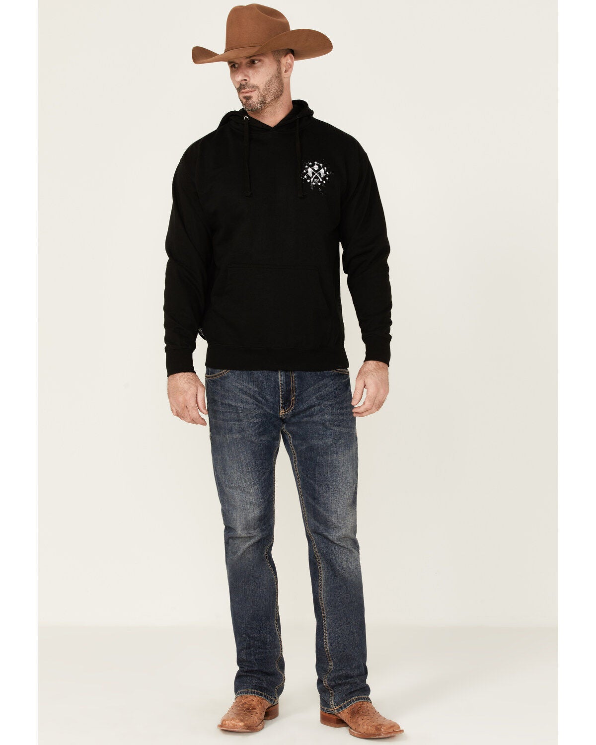 Image #2 - Howitzer Men's American Patriot Sons Of Liberty Graphic Hooded Sweatshirt , , hi-res