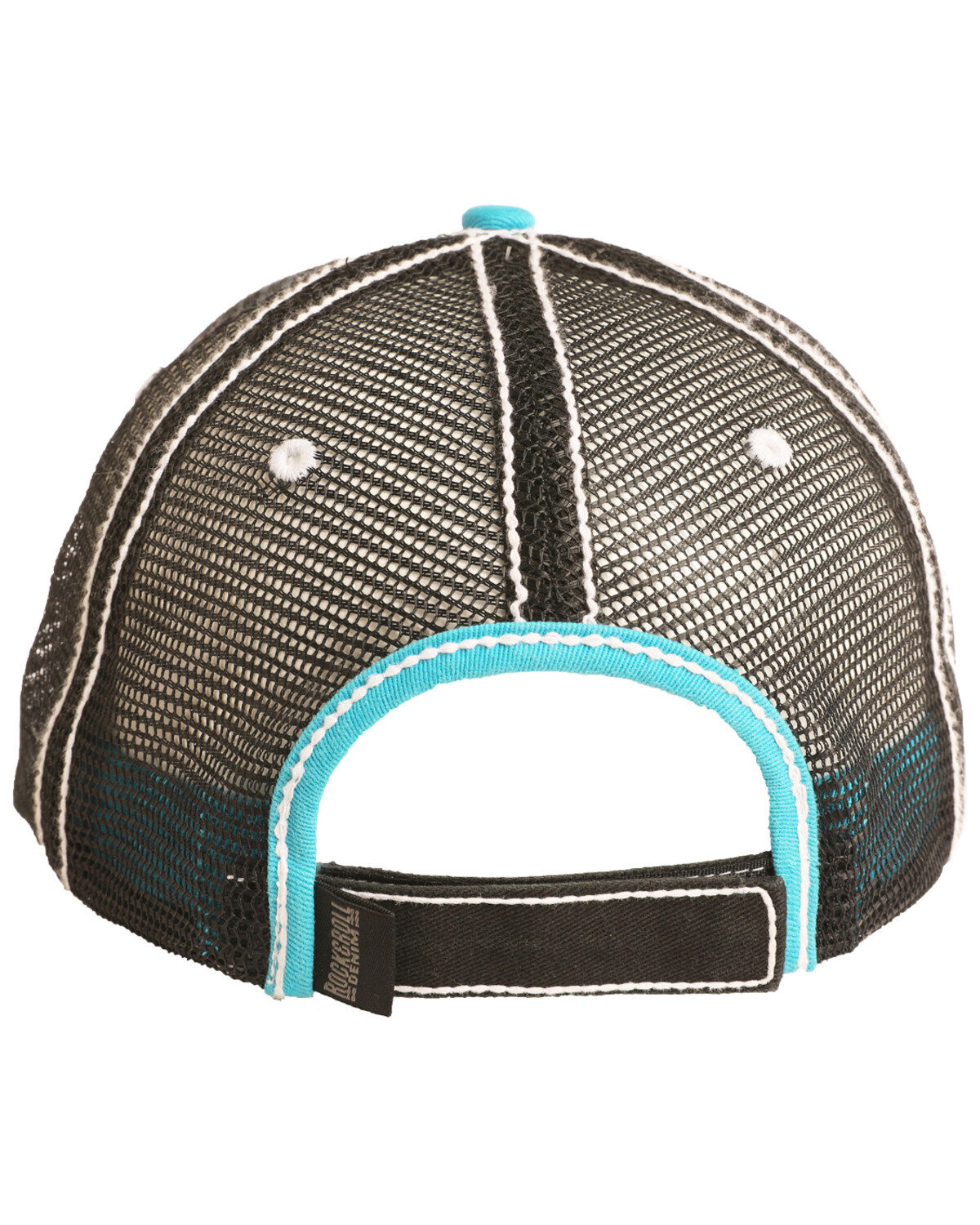 Image #3 - Rock & Roll Denim Men's Honky Tonkin Baseball Cap, Black, hi-res