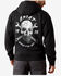 Image #1 - Ariat Men's Rebar Workman Bearded Skull Hoodie, Black, hi-res