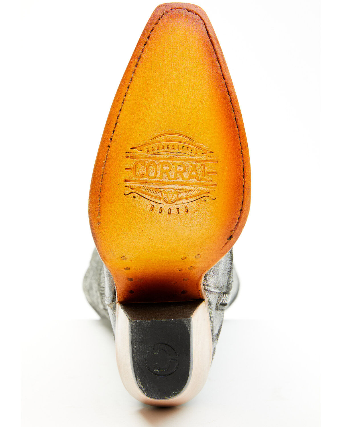 Image #7 - Corral Women's Metallic Tall Western Boots - Snip Toe, Silver, hi-res