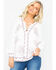 Idyllwind Women's Homegrown Lace-Up Tunic Top, Ivory, hi-res