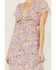Image #2 - Sadie & Sage Women's Floral Cut-Out Midi Dress, Lavender, hi-res