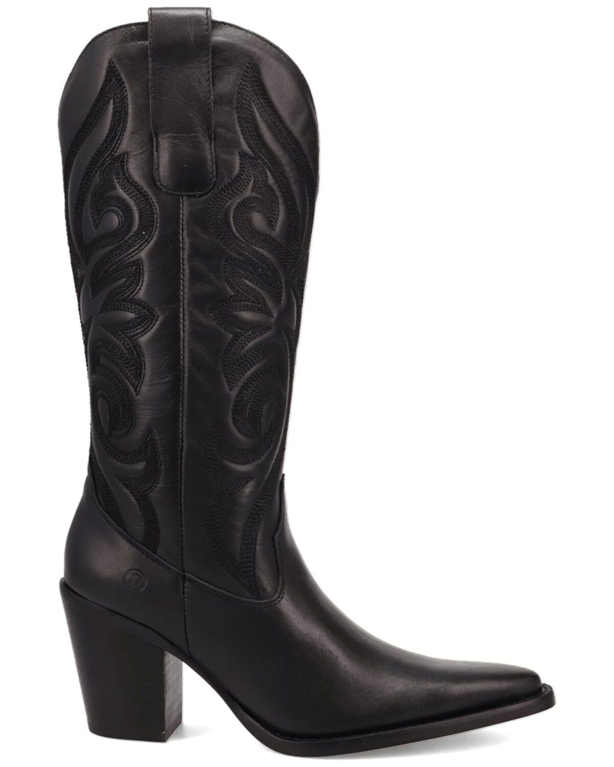Image #2 - Dingo Women's Hensley Tall Western Boots - Round Toe, Black, hi-res