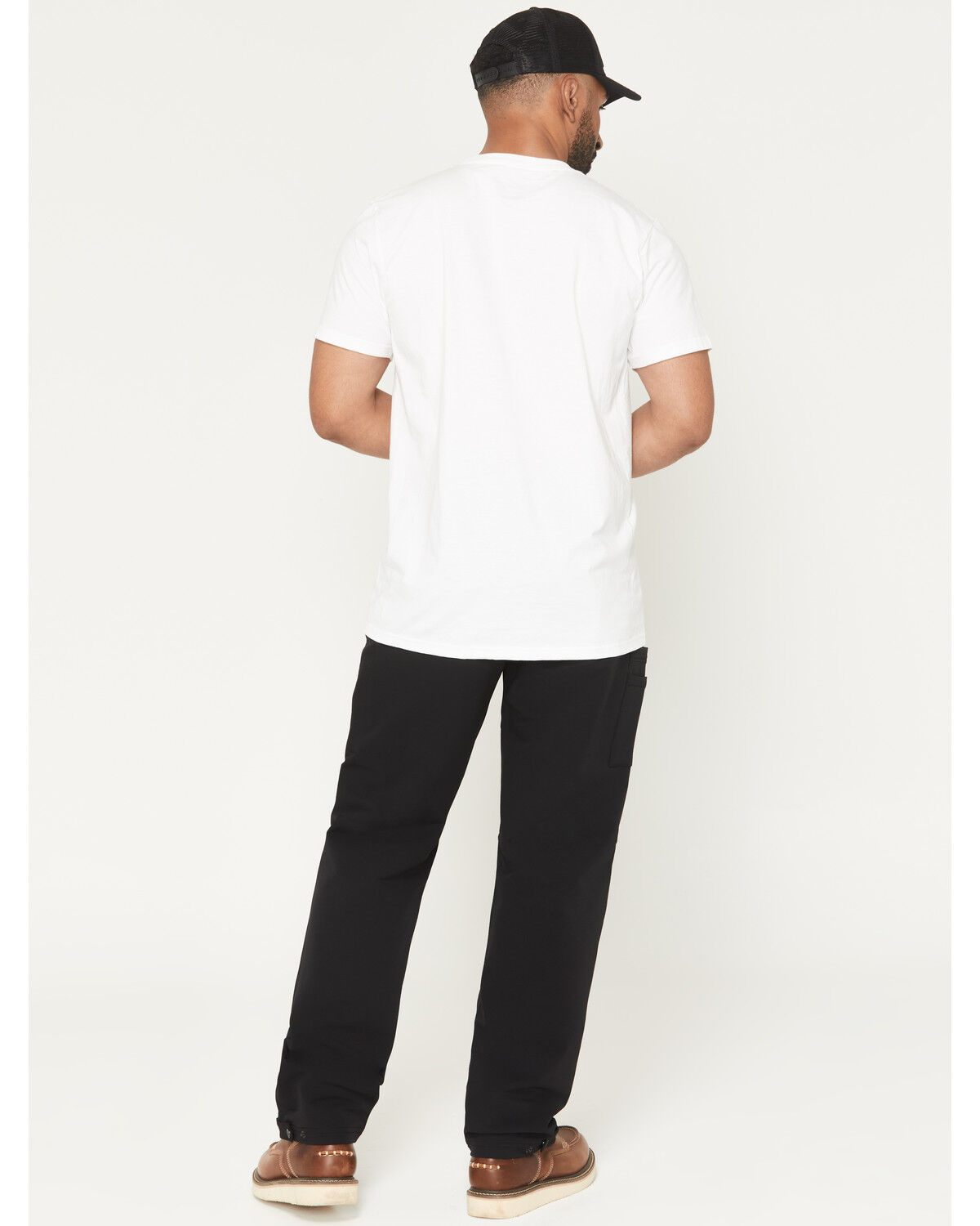 Image #3 - Thorogood Men's Infinity DWR Soft Shell Relaxed Straight Stretch Work Pants, Black, hi-res