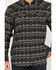 Image #3 - Moonshine Spirit Men's Smoke Signal Southwestern Striped Long Sleeve Snap Western Shirt, Grey, hi-res