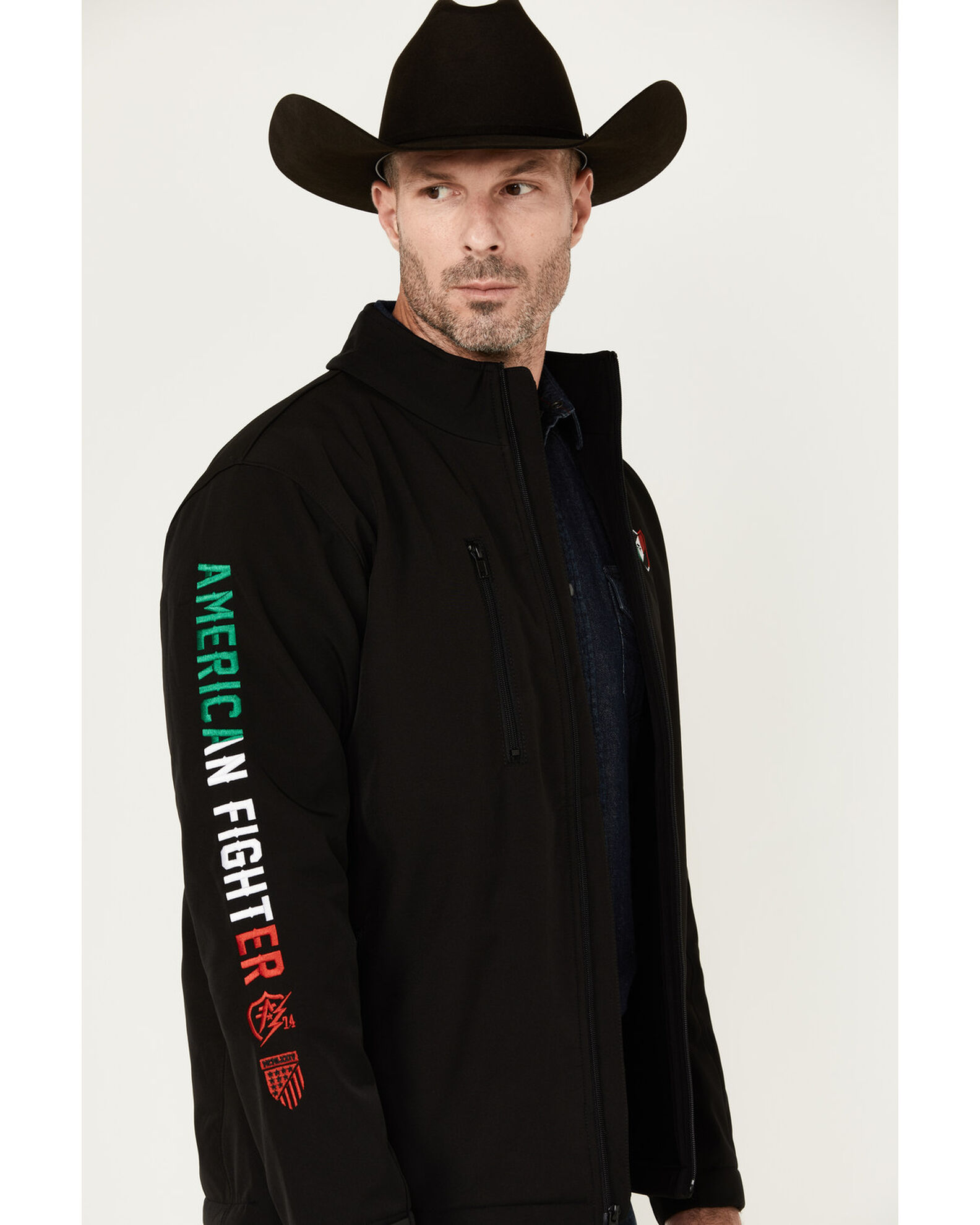 American Fighter Men's Mayland Mexico USA Flag Embroidered