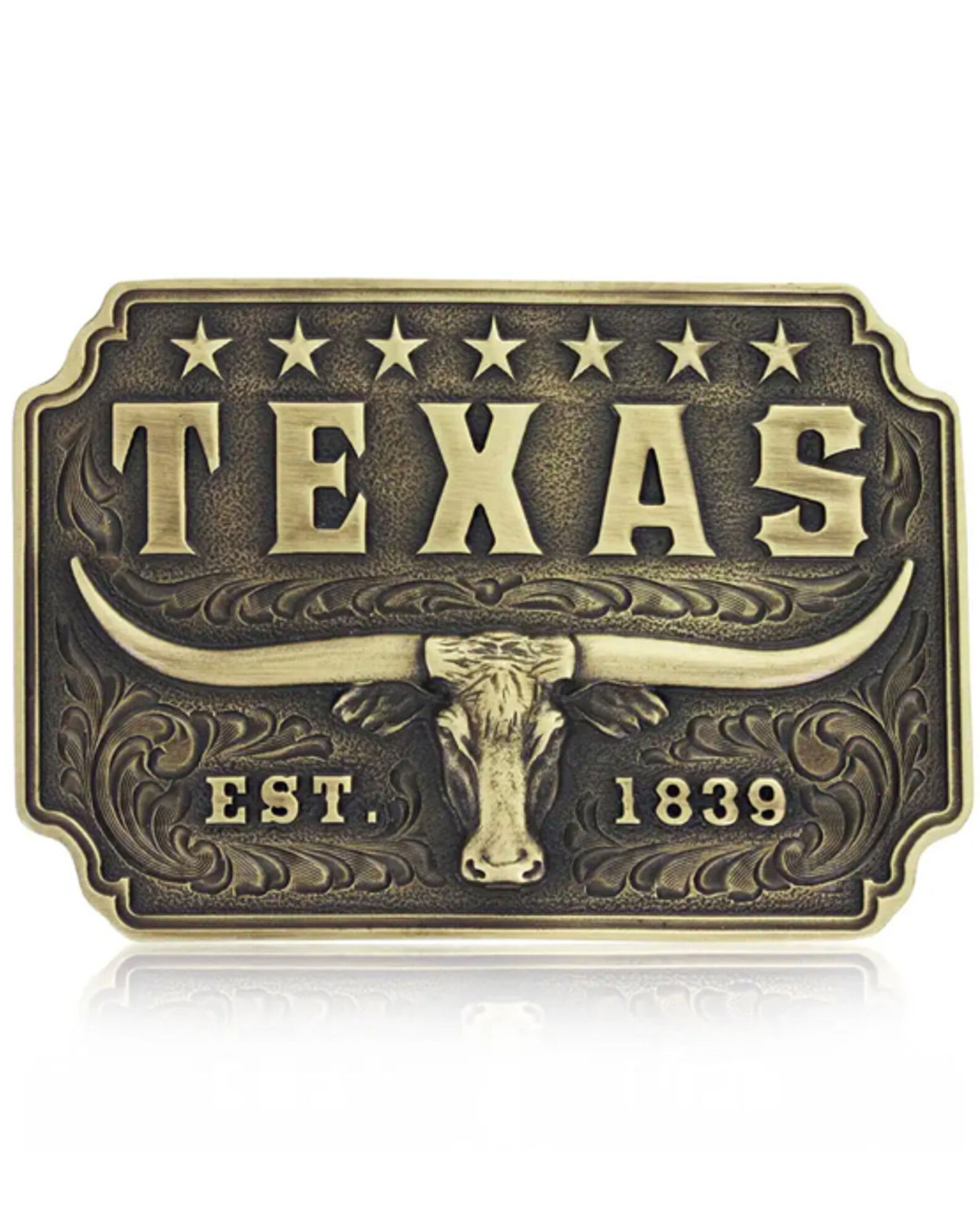 Montana Silversmiths Men s Classic Texas Longhorn Buckle