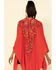Image #5 - Shyanne Women's Floral Tassel Shawl, Red, hi-res