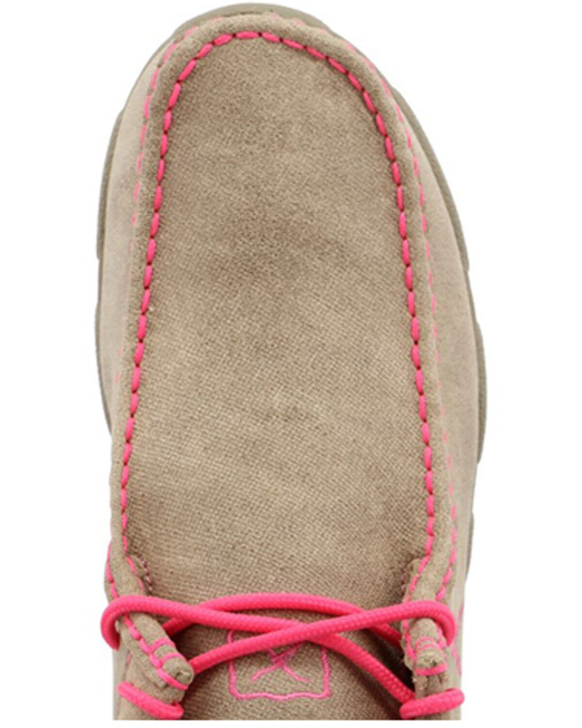 Image #6 - Twisted X Women's Lace-Up Moc Toe Driving Shoes, Distressed, hi-res