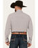 Image #4 - Panhandle Select Men's Southwestern Geo Print Long Sleeve Snap Performance Stretch Western Shirt, White, hi-res