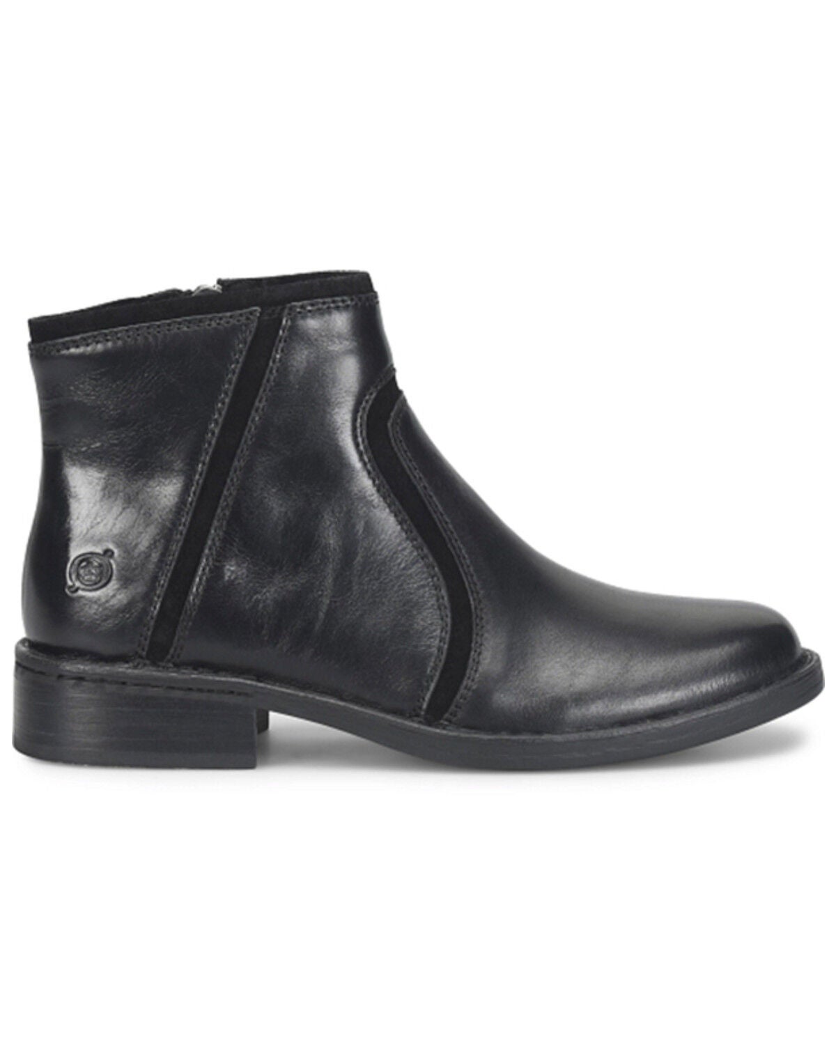 Image #2 - Born Women's Cincy Booties - Round Toe, Black, hi-res
