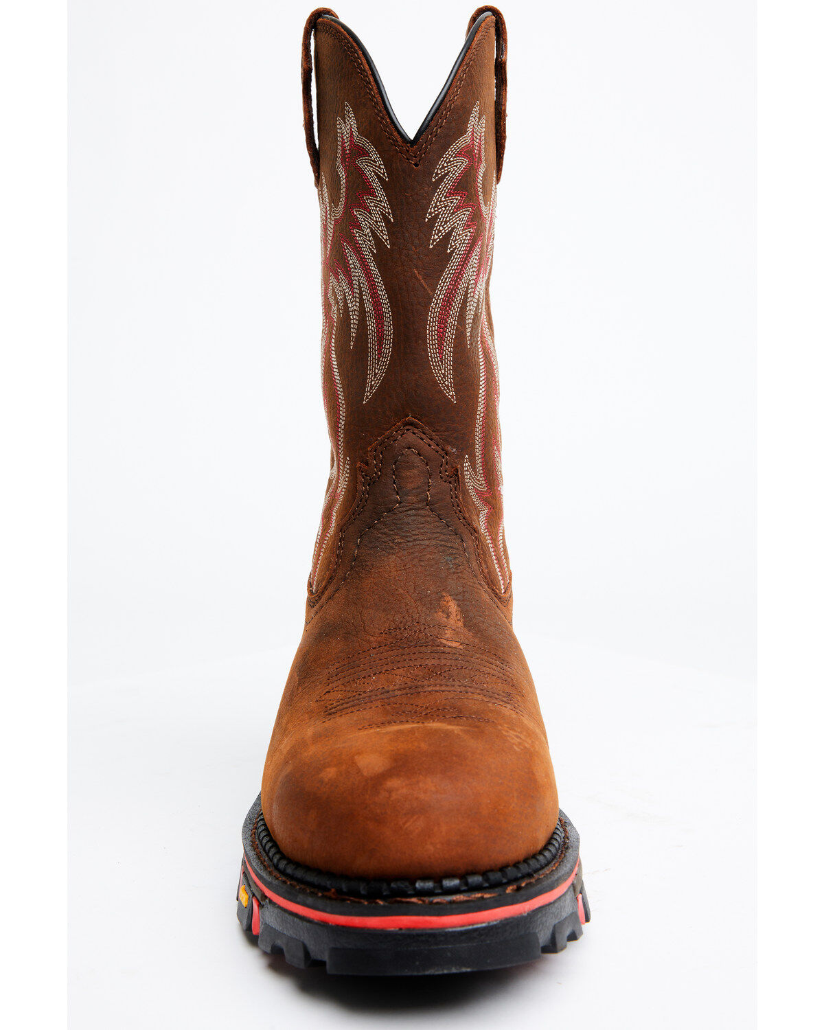 Image #4 - Cody James Men's Decimator Dirty Dog Pull On Work Boots - Composite Toe, Brown, hi-res