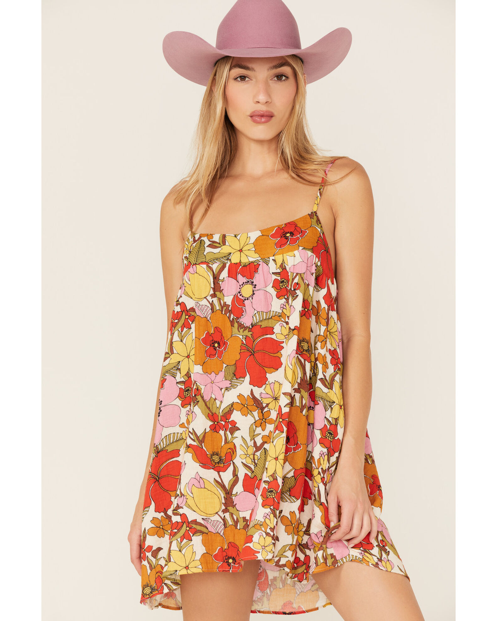 Product Name Show Me Your Mumu Women s Oasis Floral Print Mini Dress