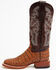 Image #3 - Tanner Mark Women's Caiman Print Western Boots - Broad Square Toe, Blue, hi-res